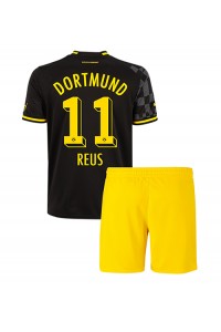 Borussia Dortmund Marco Reus #11 Babyklær Borte Fotballdrakt til barn 2022-23 Korte ermer (+ Korte bukser)